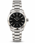 Omega Seamaster Aqua Terra Black Dial Stainless Steel Watch