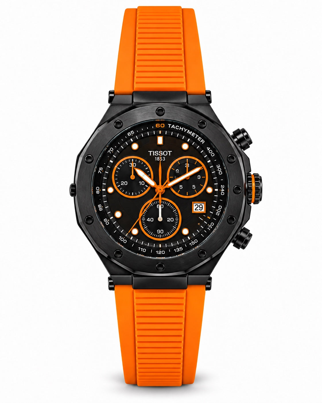 Tissot 1853 Black & Orange Chronograph Men’s Watch