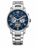 Tommy Hilfiger Men’s Chronograph Stainless Steel Watch – Navy Blue Dial