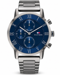 Tommy Hilfiger Men’s Blue Dial Stainless Steel Multifunction Watch