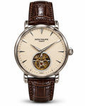 Patek Philippe Luxury Automatic Tourbillon Watch – Brown Leather Strap