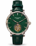 Patek Philippe Green Dial Tourbillon Luxury Watch