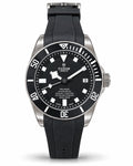 Tudor Pelagos Black Dial Automatic Dive Watch – Black Rubber Strap