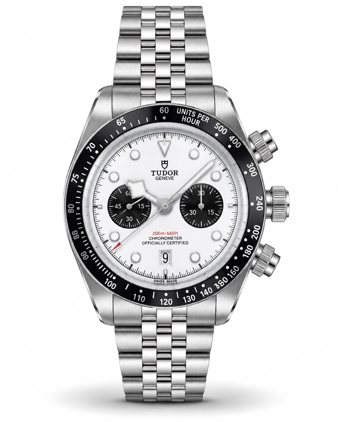 Tudor Black Bay Chronograph – White Dial & Stainless Steel Bracelet - automatic