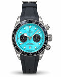 Tudor Black & Turquoise Chronograph Automatic Watch