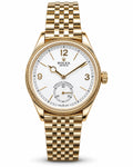 Rolex-Style Gold Luxury automatic Watch – White Dial & Jubilee Bracelet