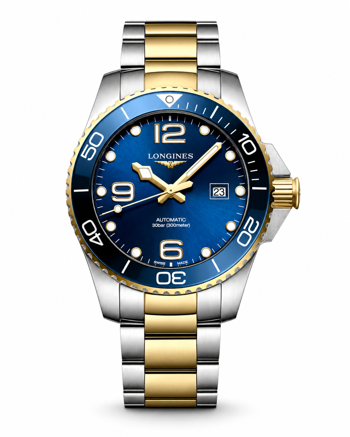 Longines HydroConquest Blue & Gold Automatic Master Quality Watch