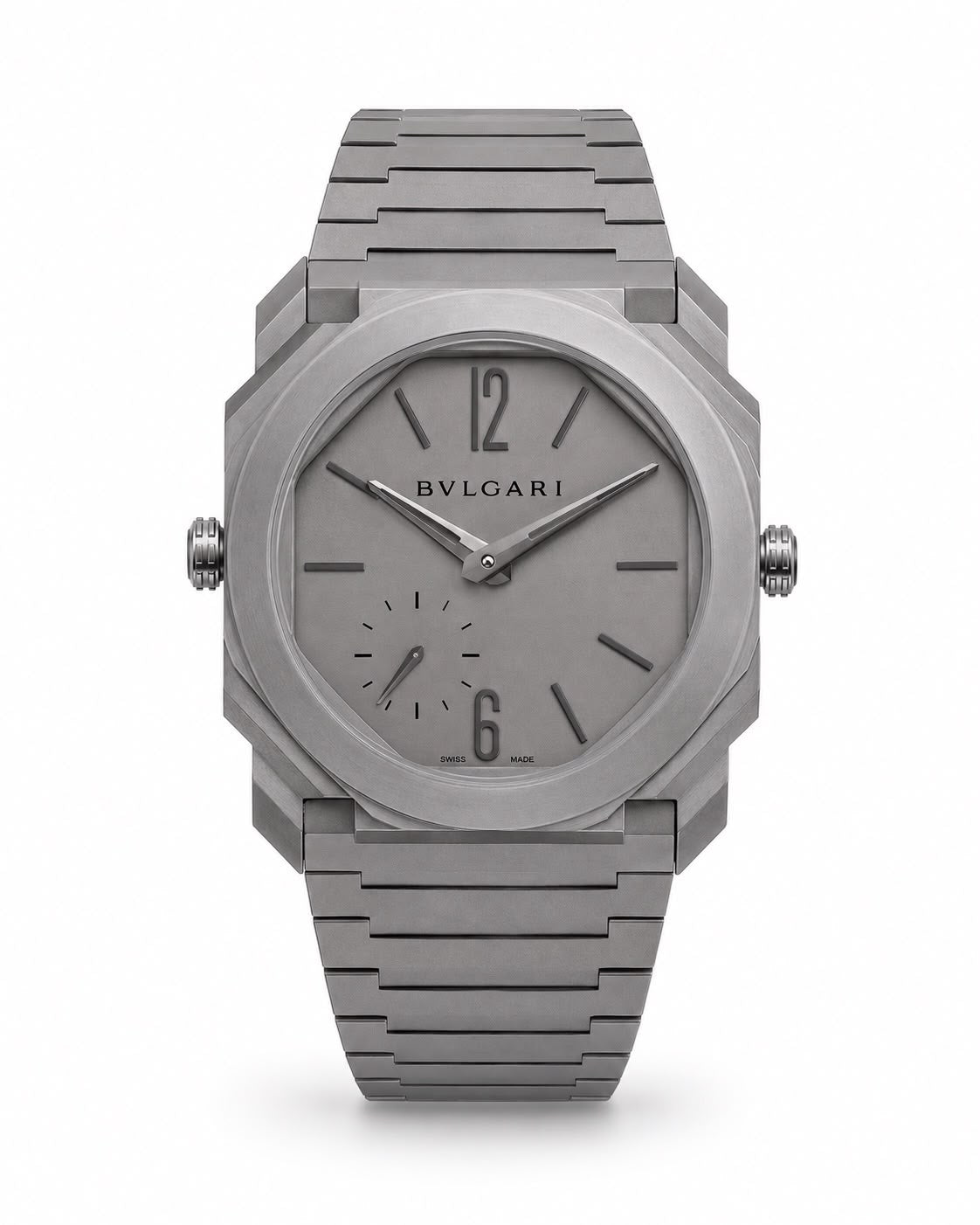 Bvlgari Octo Finissimo Grey Dial Stainless Steel automatic Watch