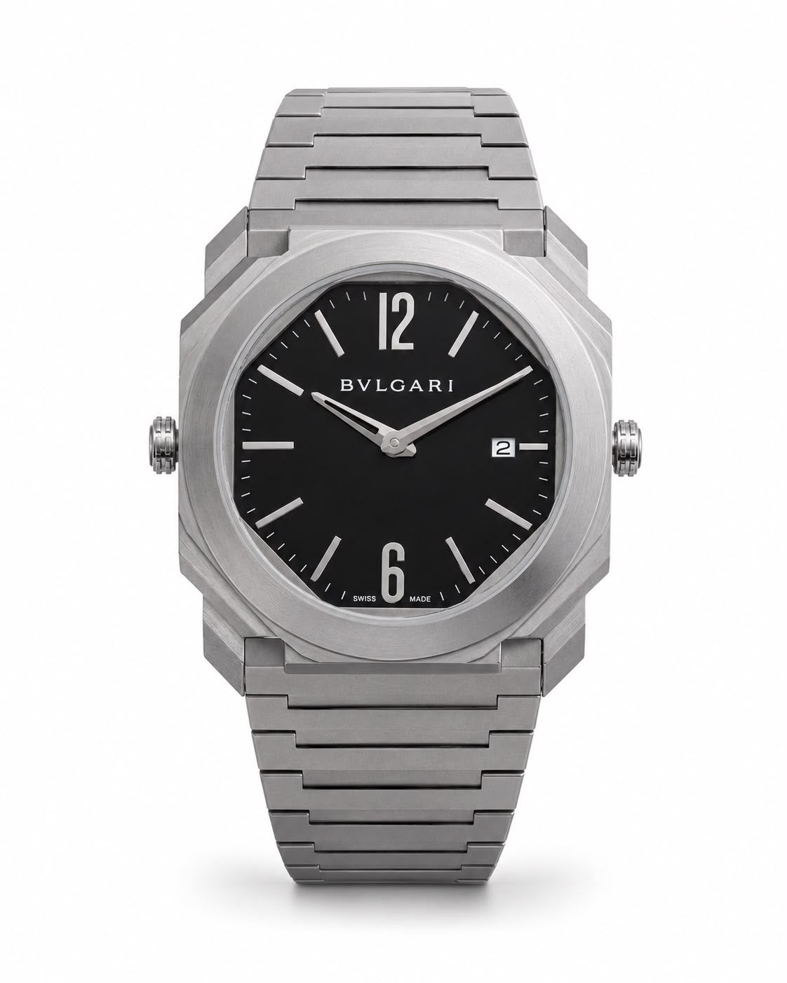 BVLGARI Octo Finissimo automatic Black Dial Stainless Steel Watch