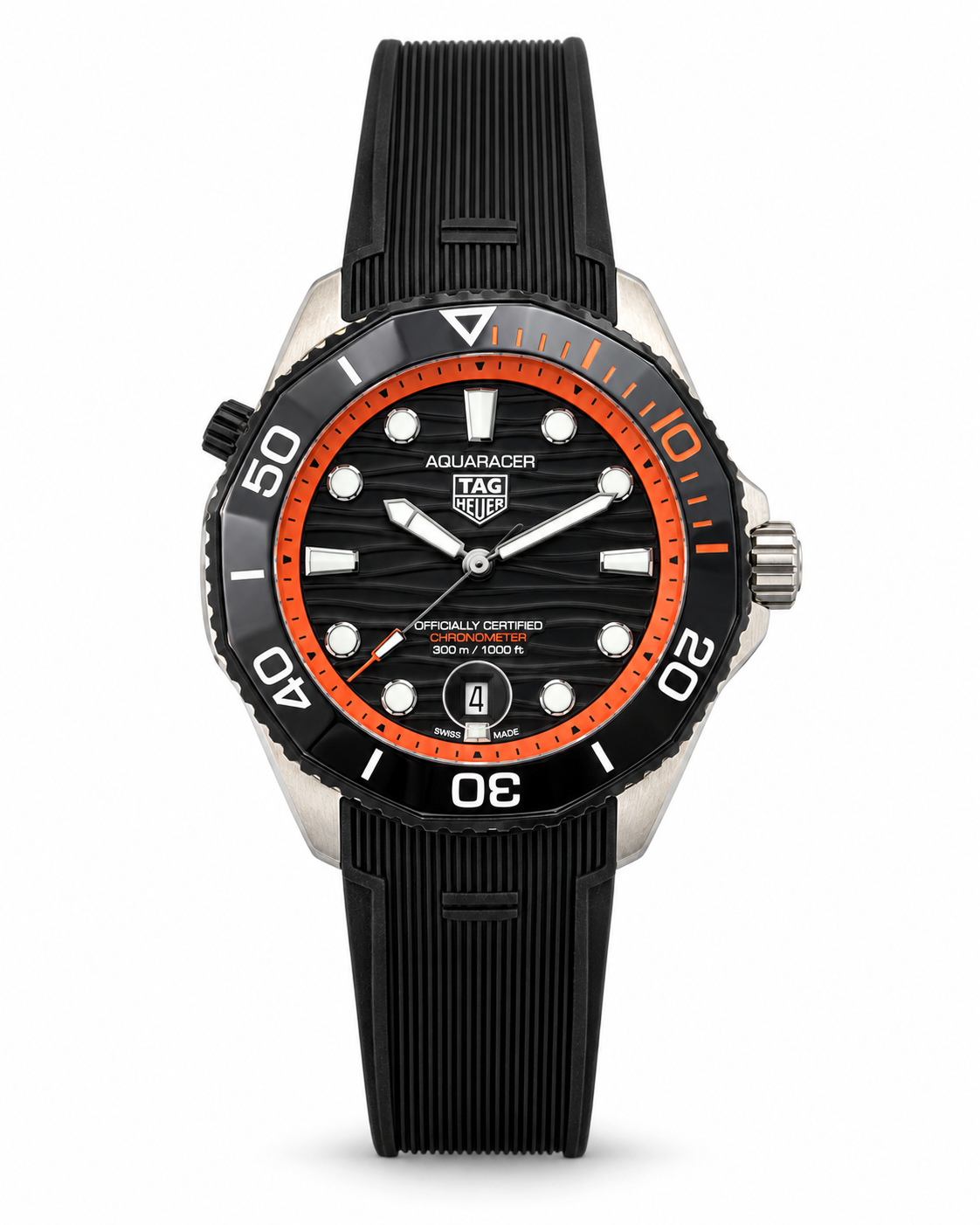 TAG Heuer Aquaracer Professional 300M Black & Orange Automatic Watch