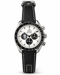 Omega Speedmaster Professional Moonwatch – White Dial & Black Fabric Strap _ automatic watch