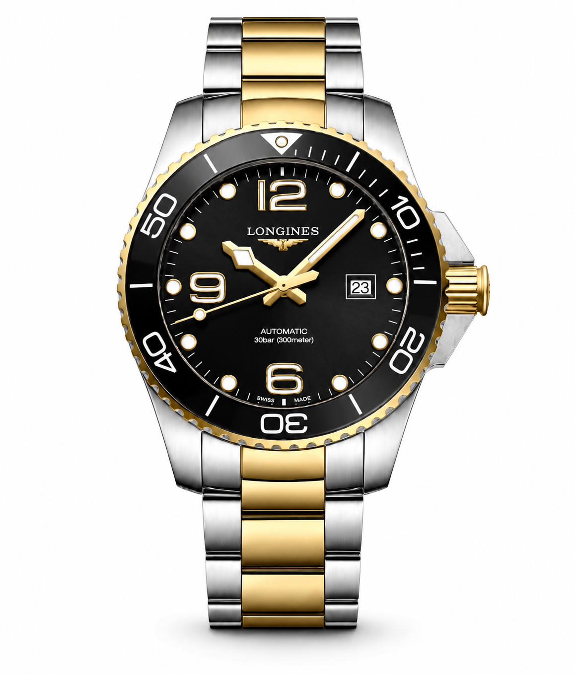 Longines HydroConquest black & Gold Automatic Master Quality Watch